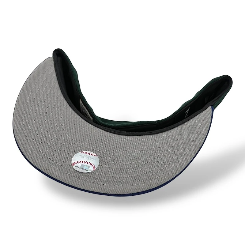 Chicago Cubs Green and Blue 1907 World Series Patch Gray UV New Era 59FIFTY Fitted Hat