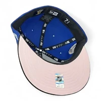 Dallas Stars Light Royal Blue and Black 20th Anniversary Patch Pink UV New Era 59FIFTY Fitted Hat