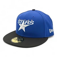 Dallas Stars Light Royal Blue and Black 20th Anniversary Patch Pink UV New Era 59FIFTY Fitted Hat