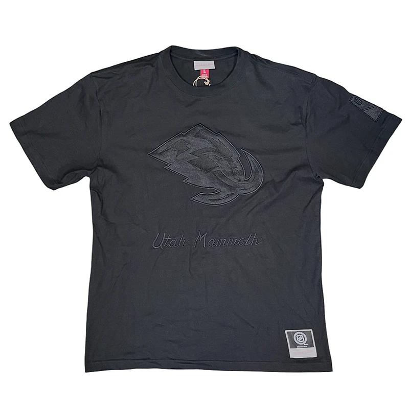 Utah Mammoth Black Phantom Mitchell & Ness Short Sleeve T-Shirt