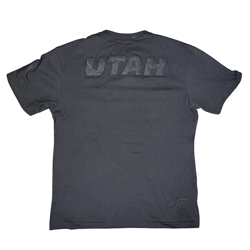 Utah Mammoth Black Phantom Mitchell & Ness Short Sleeve T-Shirt