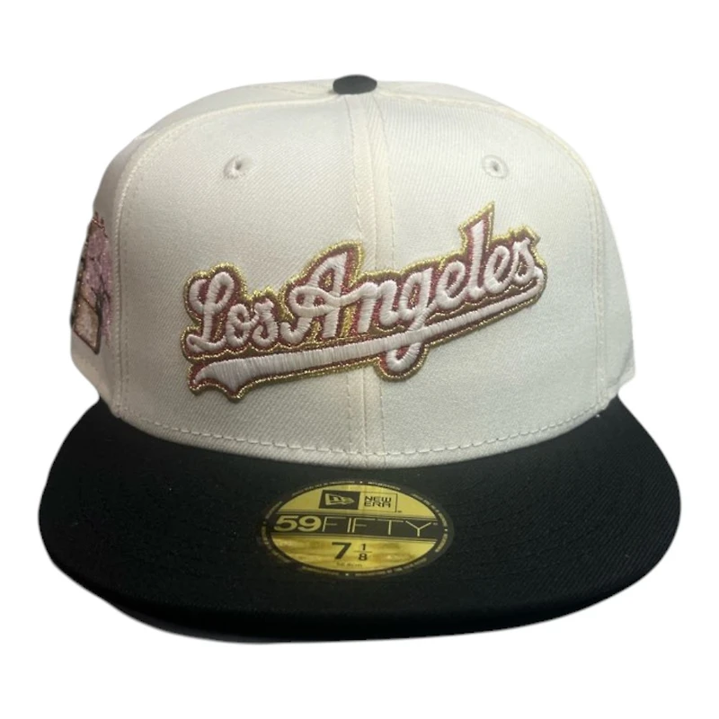 Los Angeles Dodgers Chrome and Black Tokyo Series Patch Grey UV New Era 59FIFTY Fitted Hat