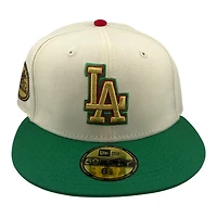 Los Angeles Dodgers Chrome and Green 1980 ASG Patch Brown UV New Era 59FIFTY Fitted Hat