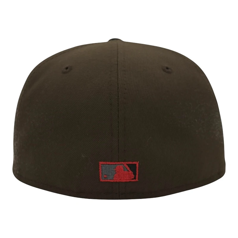 Arizona Diamondbacks Brown and Black 1998 Inaugural Patch Red UV New Era 59FIFTY Fitted Hat