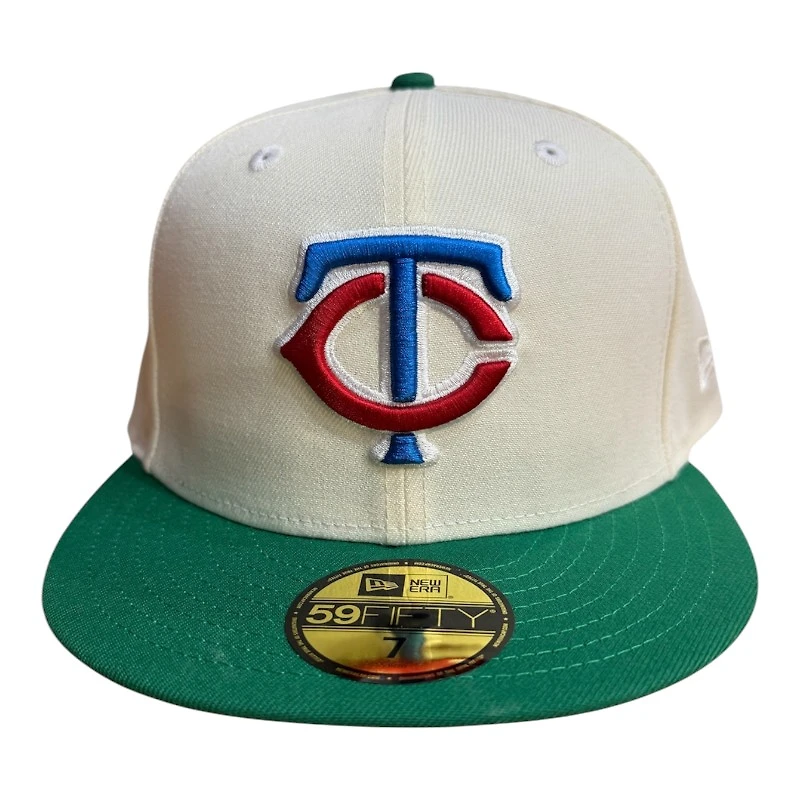 Minnesota Twins Chrome and Green with White UV New Era 59FIFTY Fitted Hat
