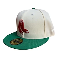 Boston Red Sox Chrome and Green with White UV New Era 59FIFTY Fitted Hat