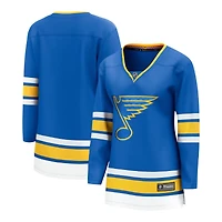 Womens St. Louis Blues Blank Blue Home NHL Breakaway Jersey