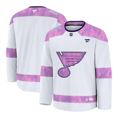 St. Louis Blues Blank 2024 Hockey Fights Cancer NHL Practice Jersey