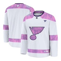 St. Louis Blues Blank 2024 Hockey Fights Cancer NHL Practice Jersey