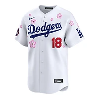Los Angeles Dodgers Yoshinobu Yamamoto Nike x Takashi Murakami MLB World Tour Tokyo Series White Home Limited Player Jersey