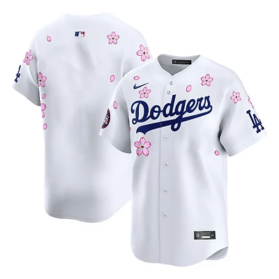 Los Angeles Dodgers Blank Nike x Takashi Murakami MLB World Tour Tokyo Series White Home Limited Player Jersey