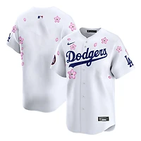 Los Angeles Dodgers Blank Nike x Takashi Murakami MLB World Tour Tokyo Series White Home Limited Player Jersey
