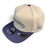 Tampa Bay Rays Chrome and Light Navy Upside Down TB Patch Blue UV New Era A-Frame Snapback Hat