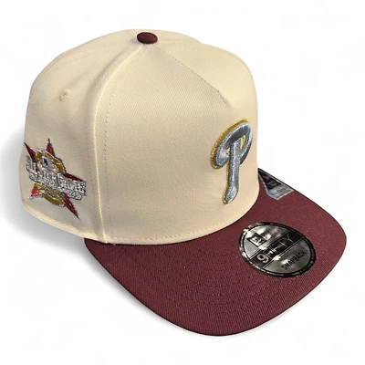 Philadelphia Phillies Chrome and Maroon 2026 ASG Patch Gray UV New Era A-Frame Snapback Hat