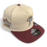 Philadelphia Phillies Chrome and Maroon 2026 ASG Patch Gray UV New Era A-Frame Snapback Hat