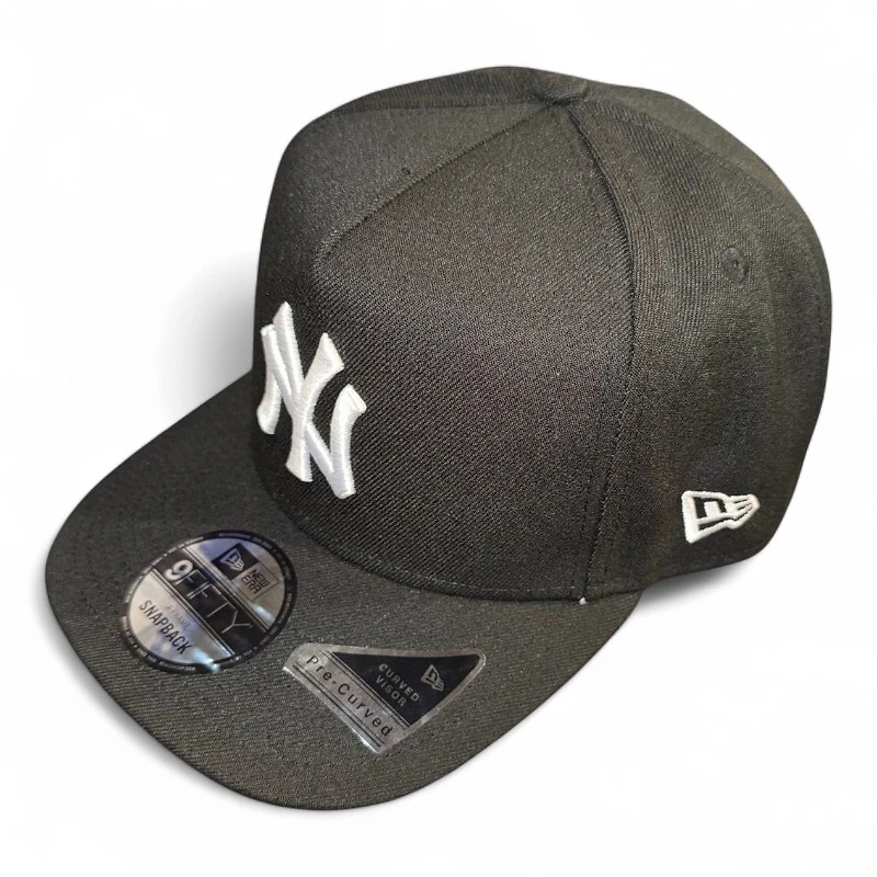 New York Yankees Black 1999 World Series Patch Pink UV New Era A-Frame Snapback Hat
