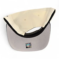 Rocket City Trash Pandas Chrome and Black with Gray UV New Era A-Frame Snapback Hat