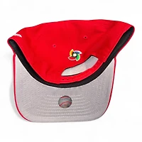 Dominican Republic Scarlet WBC DR Flag Patch Gray UV New Era A-Frame Snapback Hat
