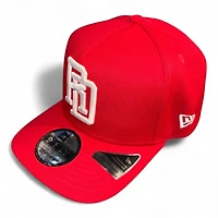 Dominican Republic Scarlet WBC DR Flag Patch Gray UV New Era A-Frame Snapback Hat