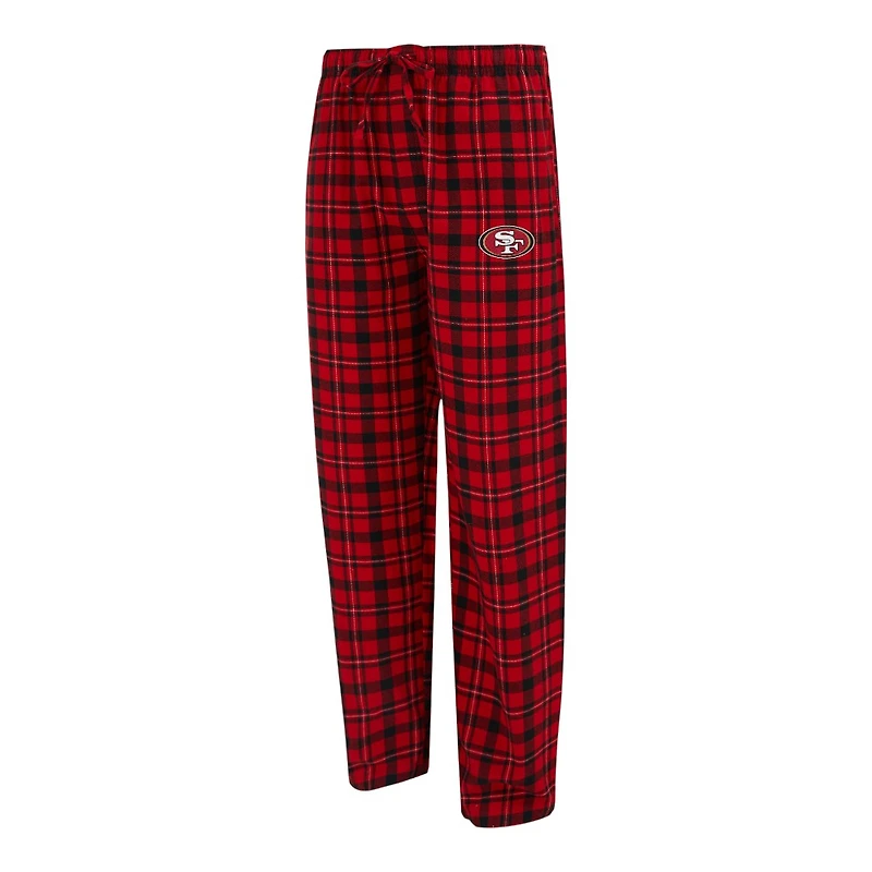 San Francisco 49ers Red Concepts Sport Hawthorn Flannel Sleep Pajama Lounge Pants
