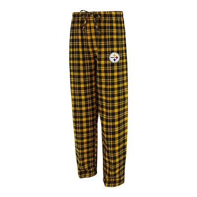 Pittsburgh Steelers Black Concepts Sport Hawthorn Flannel Sleep Pajama Lounge Pants