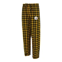 Pittsburgh Steelers Black Concepts Sport Hawthorn Flannel Sleep Pajama Lounge Pants