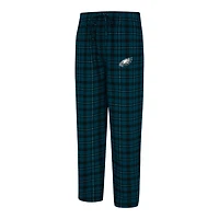 Philadelphia Eagles Midnight Green Concepts Sport Hawthorn Flannel Sleep Pajama Lounge Pants