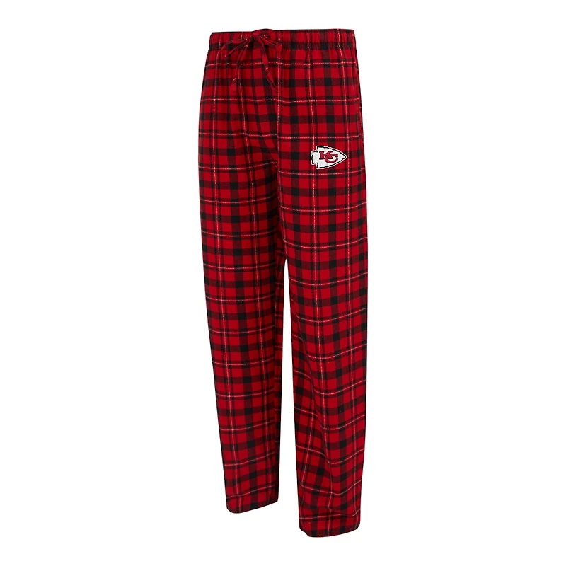 Kansas City Chiefs Red Concepts Sport Hawthorn Flannel Sleep Pajama Lounge Pants