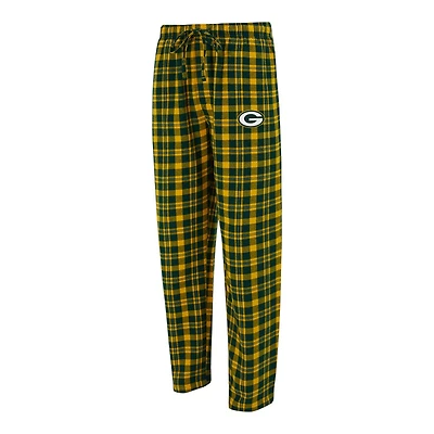 Green Bay Packers Concepts Sport Hawthorn Flannel Sleep Pajama Lounge Pants
