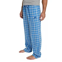 Detroit Lions Blue Concepts Sport Hawthorn Flannel Sleep Pajama Lounge Pants