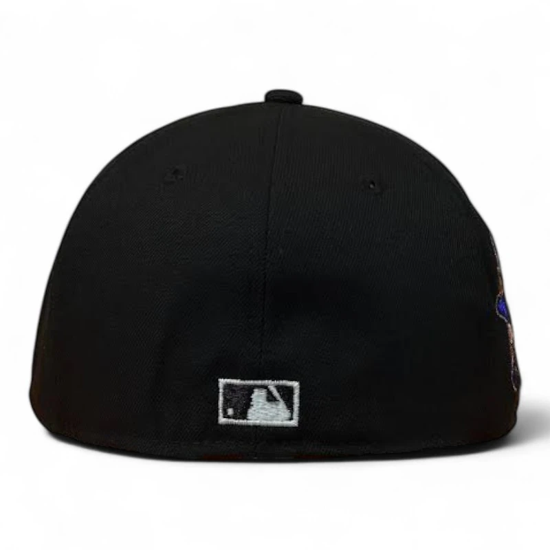 Atlanta Braves Black on 30th Anniversary Patch Gray UV New Era 59FIFTY Fitted Hat