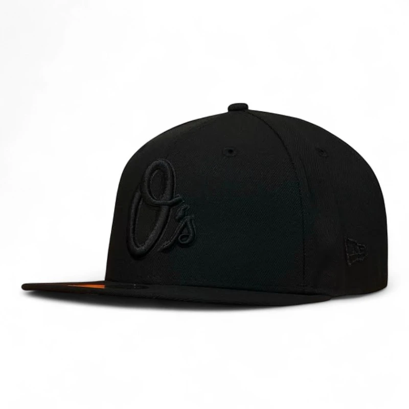 Baltimore Orioles Black on 30th Anniversary Patch Gray UV New Era 59FIFTY Fitted Hat