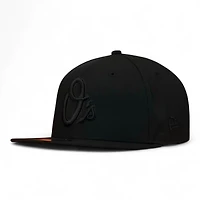 Baltimore Orioles Black on 30th Anniversary Patch Gray UV New Era 59FIFTY Fitted Hat