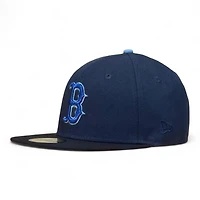 Boston Red Sox Oceanside and Navy 1999 All Star Game Patch Gray UV New Era 59FIFTY Fitted Hat