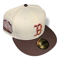 Boston Red Sox Chrome and Burnt Wood 1999 ASG Patch Pink UV New Era 59FIFTY Fitted Hat