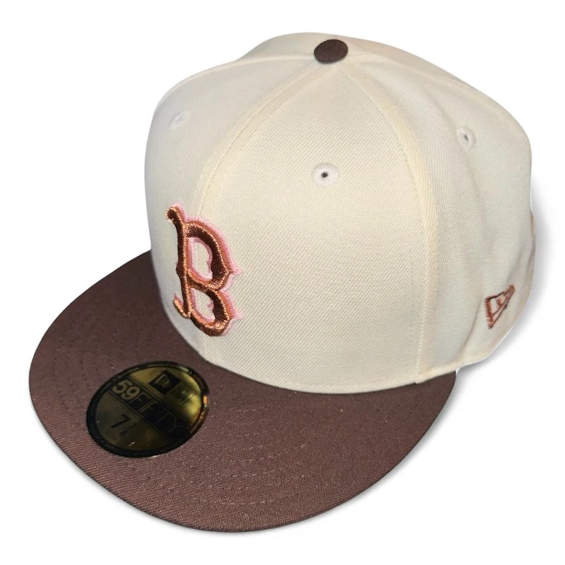 Boston Red Sox Chrome and Burnt Wood 1999 ASG Patch Pink UV New Era 59FIFTY Fitted Hat