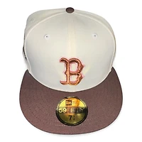 Boston Red Sox Chrome and Burnt Wood 1999 ASG Patch Pink UV New Era 59FIFTY Fitted Hat