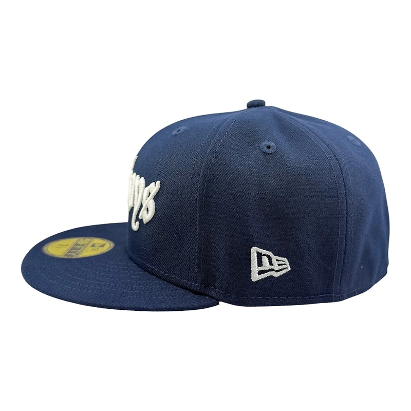 Dallas Cowboys Ocean Blue NFL Collection 50th Anniversary Patch Grey UV New Era 59FIFTY Fitted Hat