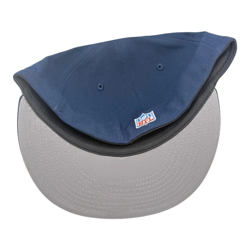 San Francisco 49ers Ocean Blue NFL Collection 75th Anniversary Patch Grey UV New Era 59FIFTY Fitted Hat