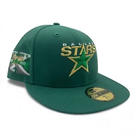 Dallas Stars Emerald Green Decade Patch Pink UV New Era 59FIFTY Fitted Hat