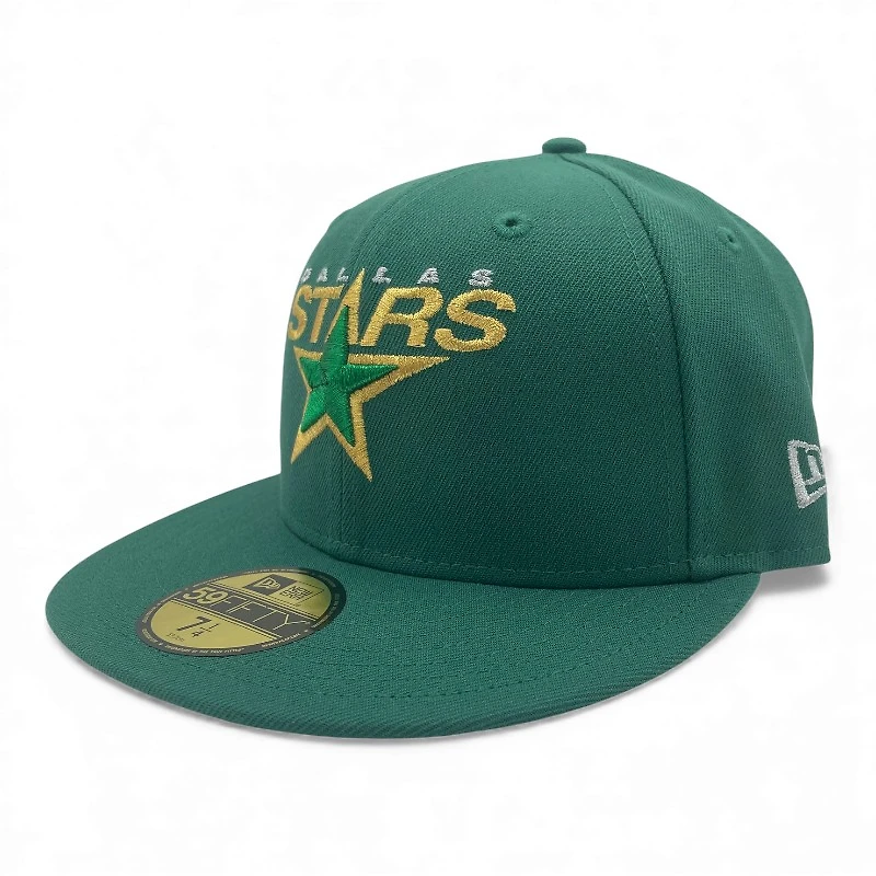 Dallas Stars Emerald Green Decade Patch Pink UV New Era 59FIFTY Fitted Hat