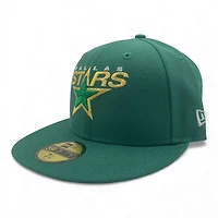Dallas Stars Emerald Green Decade Patch Pink UV New Era 59FIFTY Fitted Hat