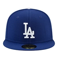 Los Angeles Dodgers Royal Blue Back-to-Back World Series Champs Diamond Patch New Era 59FIFTY Fitted Hat