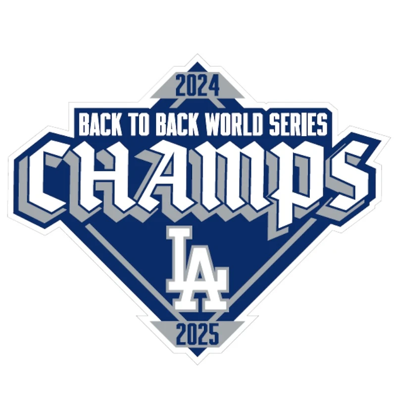 Los Angeles Dodgers Royal Blue Back-to-Back World Series Champs Diamond Patch New Era 59FIFTY Fitted Hat