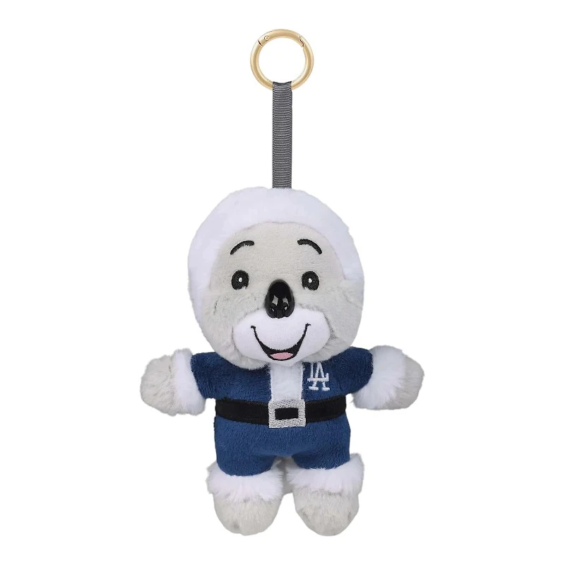 Los Angeles Dodgers Plush Mascot Santa Bag Backback Clip Keychain