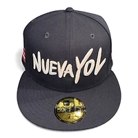 NuevaYol Navy Puerto Rico Patch with Kelly Green UV New Era 59FIFTY Fitted Hat