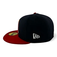 Anaheim Angels Navy and Red "Halos Collection" 1989 All Star Game Patch Green UV New Era 59FIFTY Fitted Hat