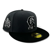 California Angels Graphite and Black "Halos Collection" 35th Anniversary Patch Gray UV New Era 59FIFTY Fitted Hat