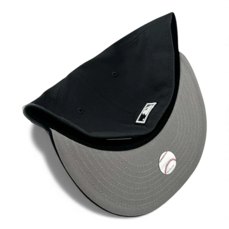 California Angels Graphite and Black "Halos Collection" 35th Anniversary Patch Gray UV New Era 59FIFTY Fitted Hat