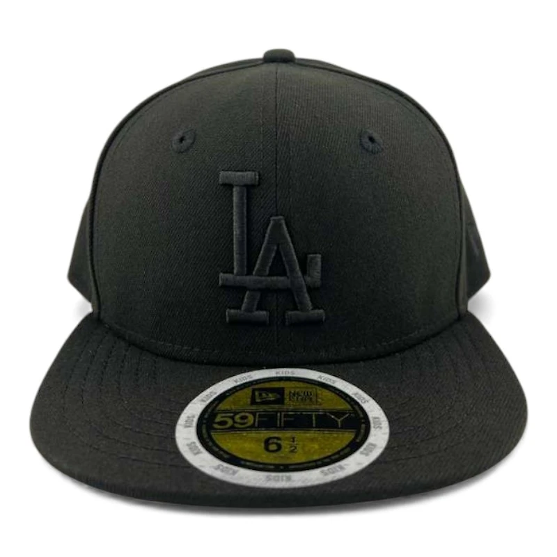 Kids Los Angeles Dodgers Black on with UV Custom New Era 59FIFTY Fitted Hat